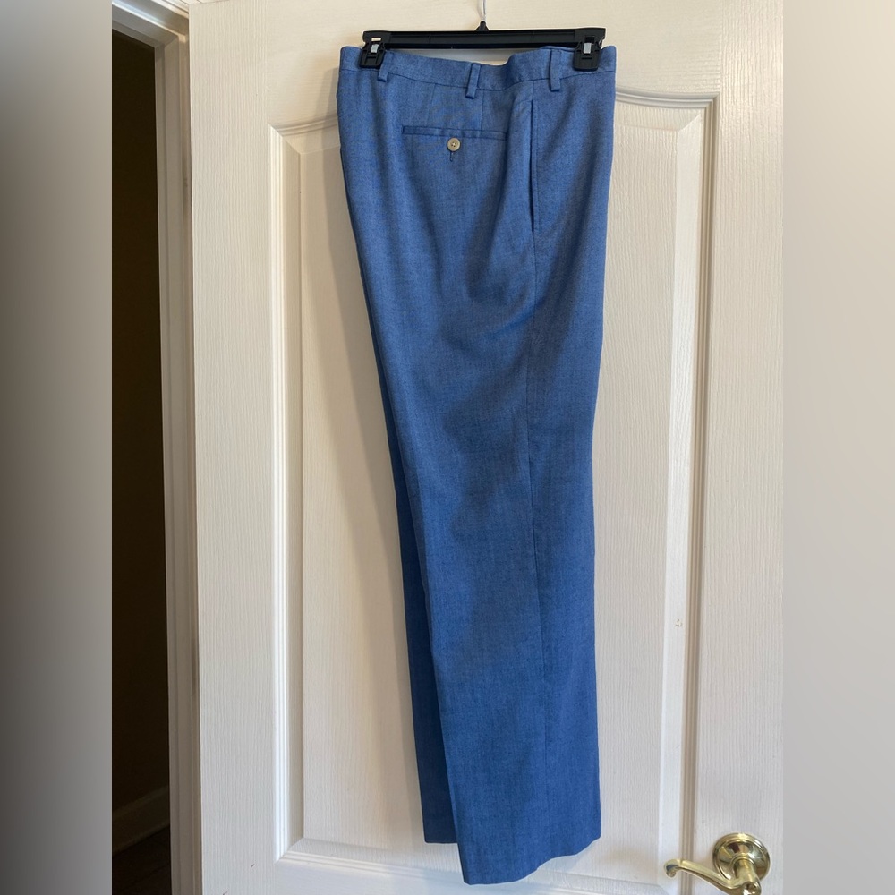 Lauren Ralph Lauren men’s Polyester Viscose Blue Trousers 36/30
